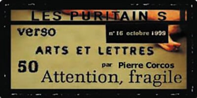 Verso | Pierre Corcos | Attention, fragile