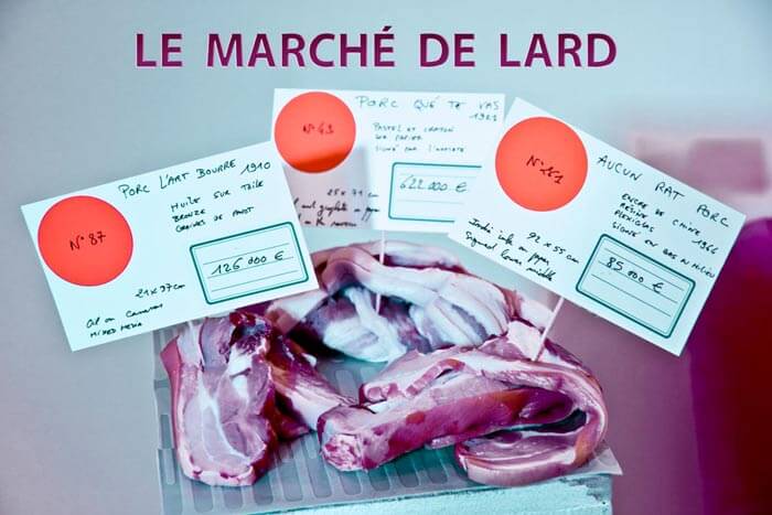 Le marché de lard | Les camps de l'Amor © David Noir