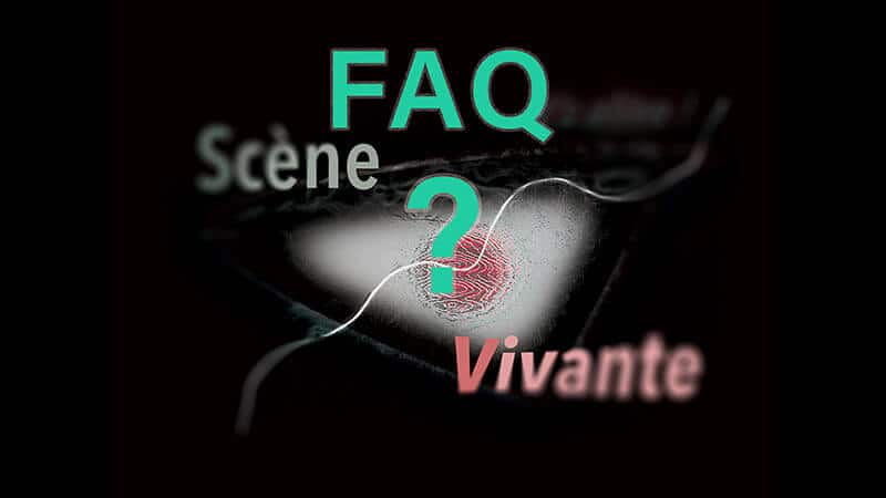 Cours Scène Vivante | Foire aux questions | Visuel © David Noir