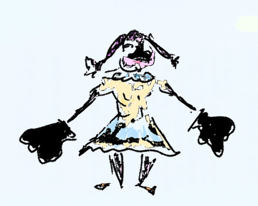 Petite fille gorille © David Noir