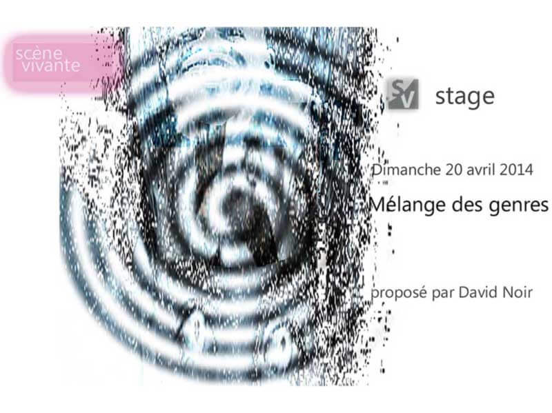 Stage Scène Vivante | "Mélange des genres" | Visuel © David Noir